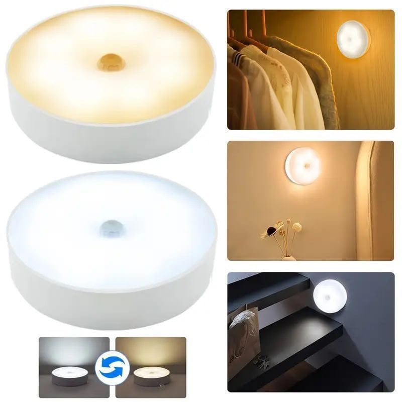 Original round sensor light product and usage photo