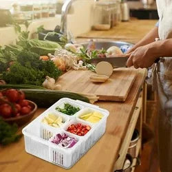 6-IN-1 Kitchen Scallion Storage Box Container