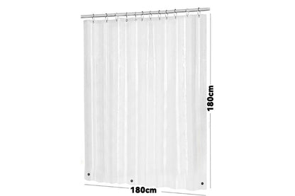 POLYSTER WATERPROOF SHOWER CURTAIN (71 X 71 INCH)