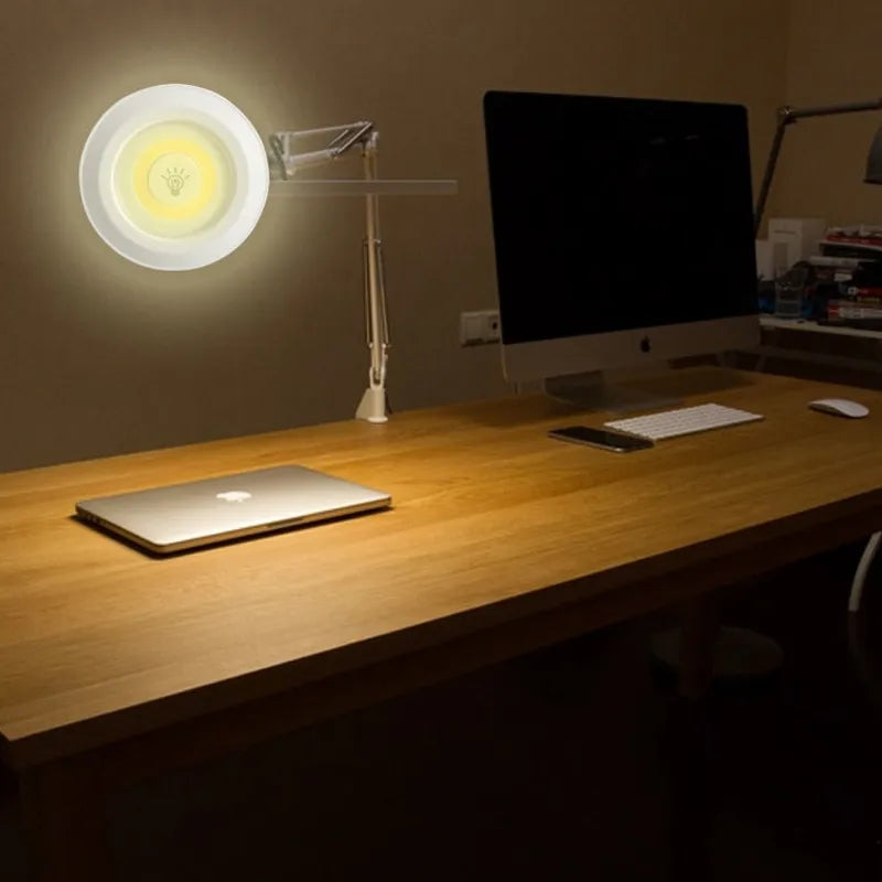 Tap LED Light With Remote Control (Pack of 3 Lights)