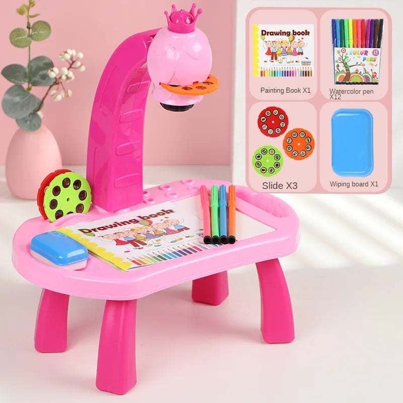 Kids Projector Painting Table