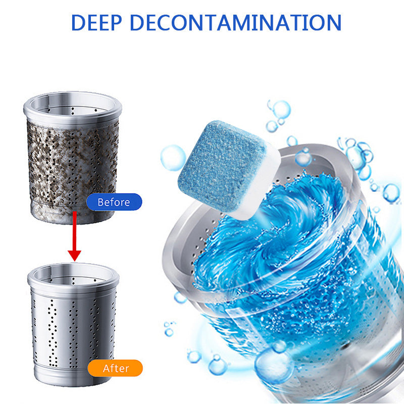 *12pcs Washing Machine Cleaner Washing Machine Cleaning Tablets
