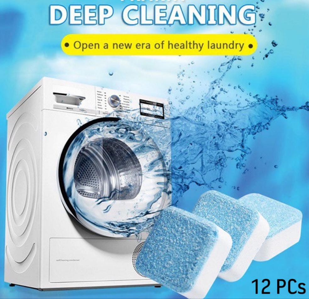 *12pcs Washing Machine Cleaner Washing Machine Cleaning Tablets