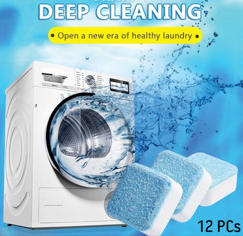 *12pcs Washing Machine Cleaner Washing Machine Cleaning Tablets