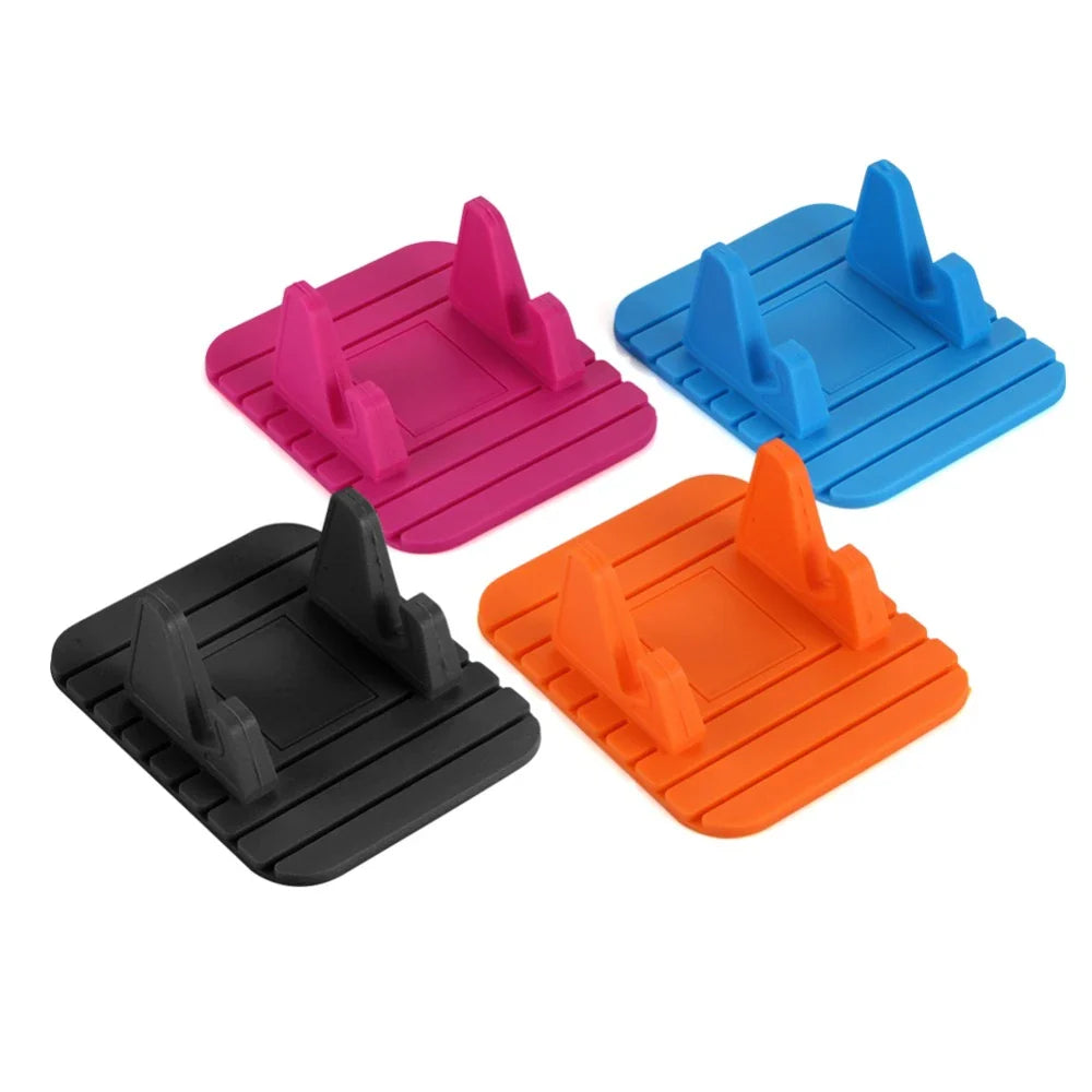 Car Decor Soft Silicone Phone Holder Anti Slip Mat Pad Automobiles Dashboard GPS Support Desktop Stand Bracket Auto Accessories