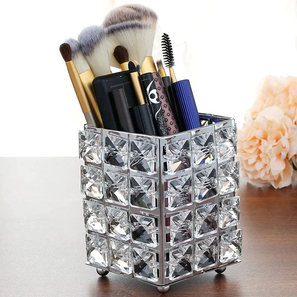Crystal Makep Brush Holder