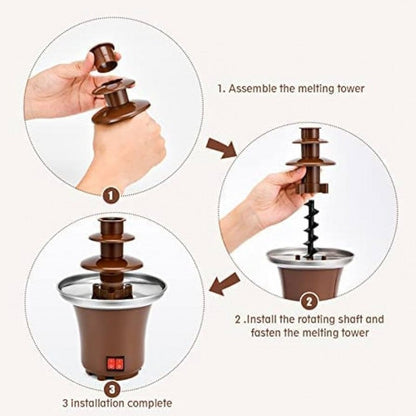 Dragon Mini Chocolate Fountain Maker (3 Tiers)