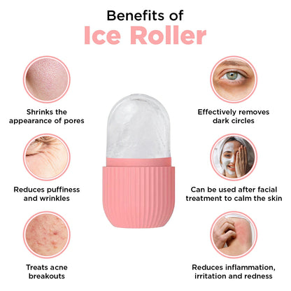 Silicone Face Ice Roller Massage