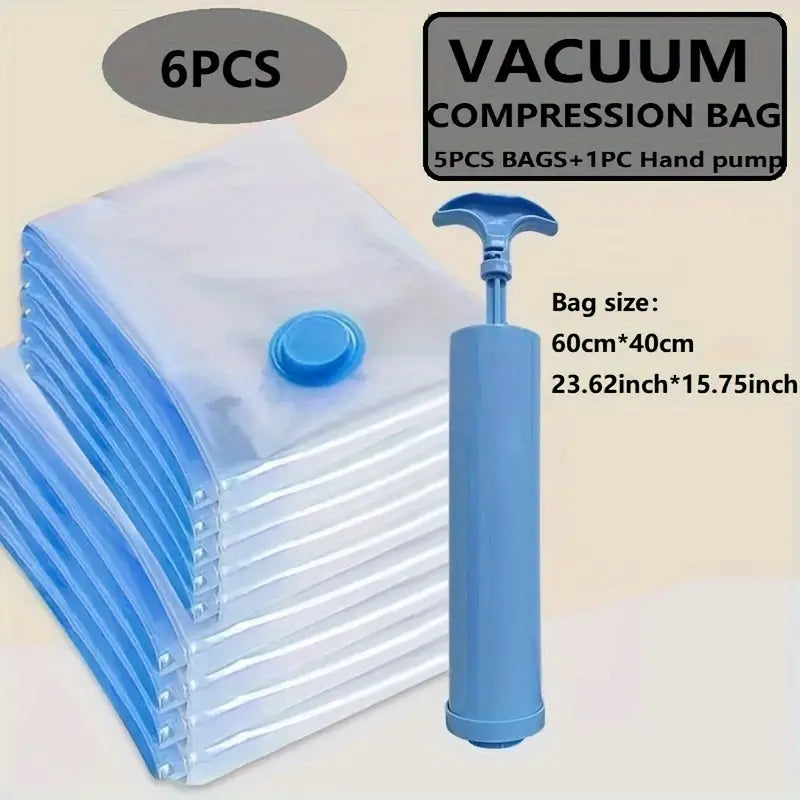 MULTIPURPOSE TRAVEL VACUUM BAG SET (6PCS)