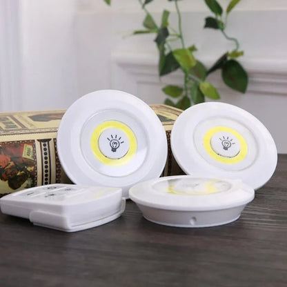 Tap LED Light With Remote Control (Pack of 3 Lights)