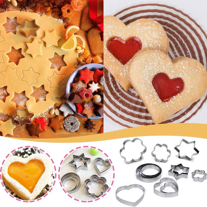 Cookie Cutters Shapes Baking 12Pcs Set