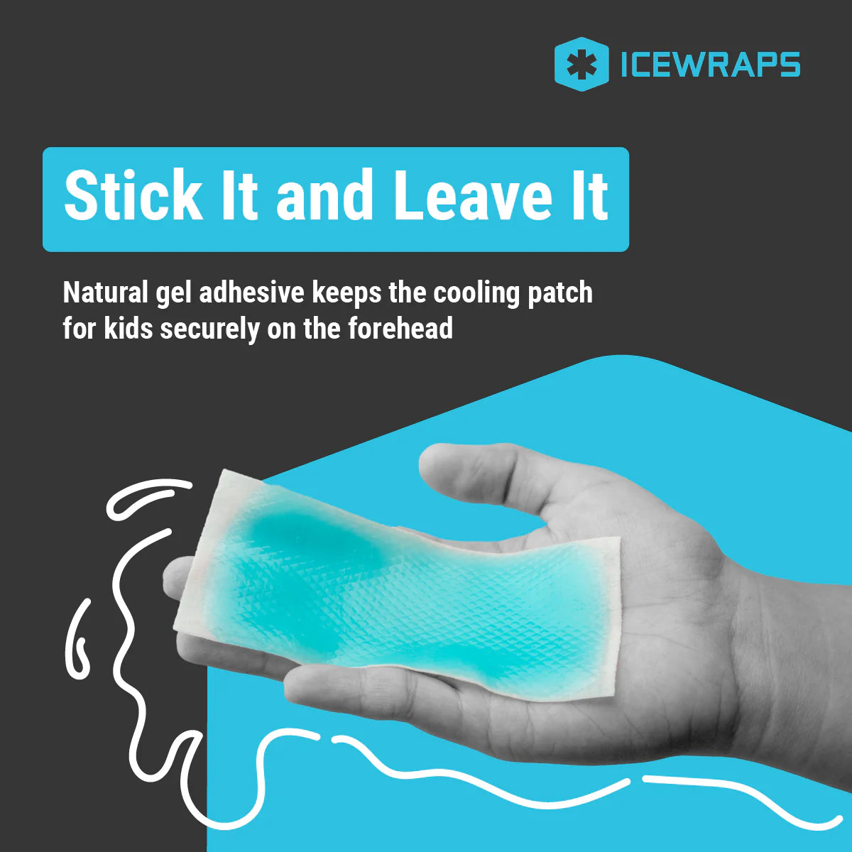 COOLING GEL PATCH FOR FEVER AND BURNING