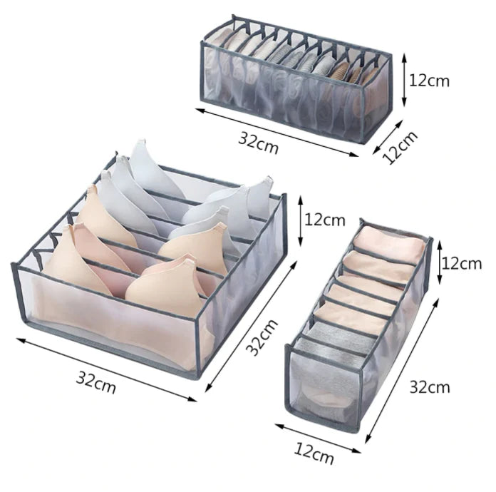 3PCS SET UNDERGARMENTS ORGANIZER