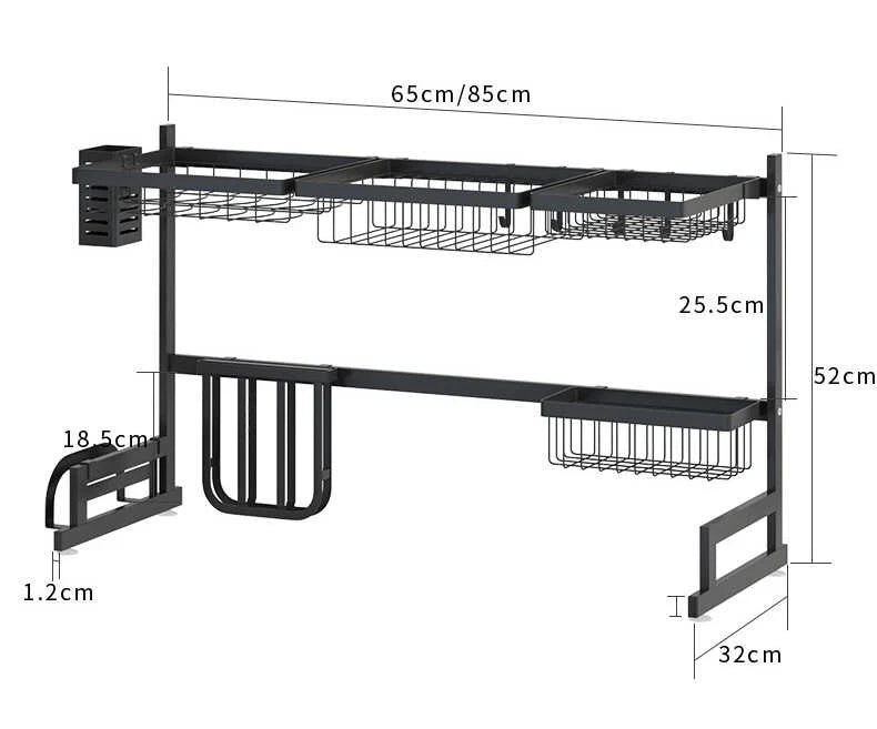 OVER THE SINK DISH RACK 85CM (IMPORTED)