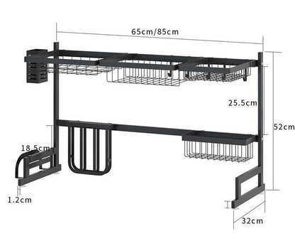 OVER THE SINK DISH RACK 85CM (IMPORTED)