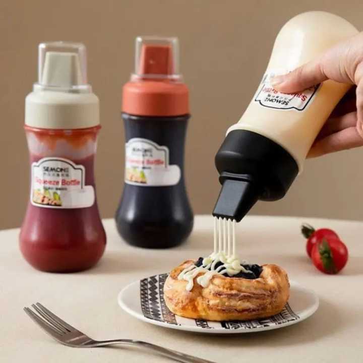 4 HOLE KETCHUP SAUCE BOTTLE (350ML)