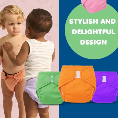 ADJUSTABLE REUSABLE WASHABLE CLOTH DIAPERS