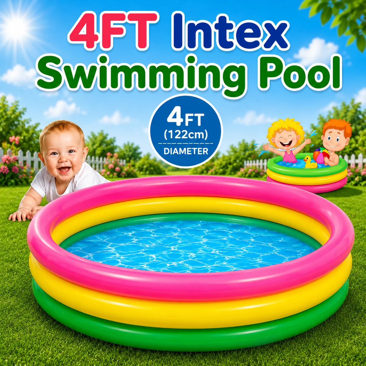 ROUND KIDS SWIMMING POOL (IMPORTED)