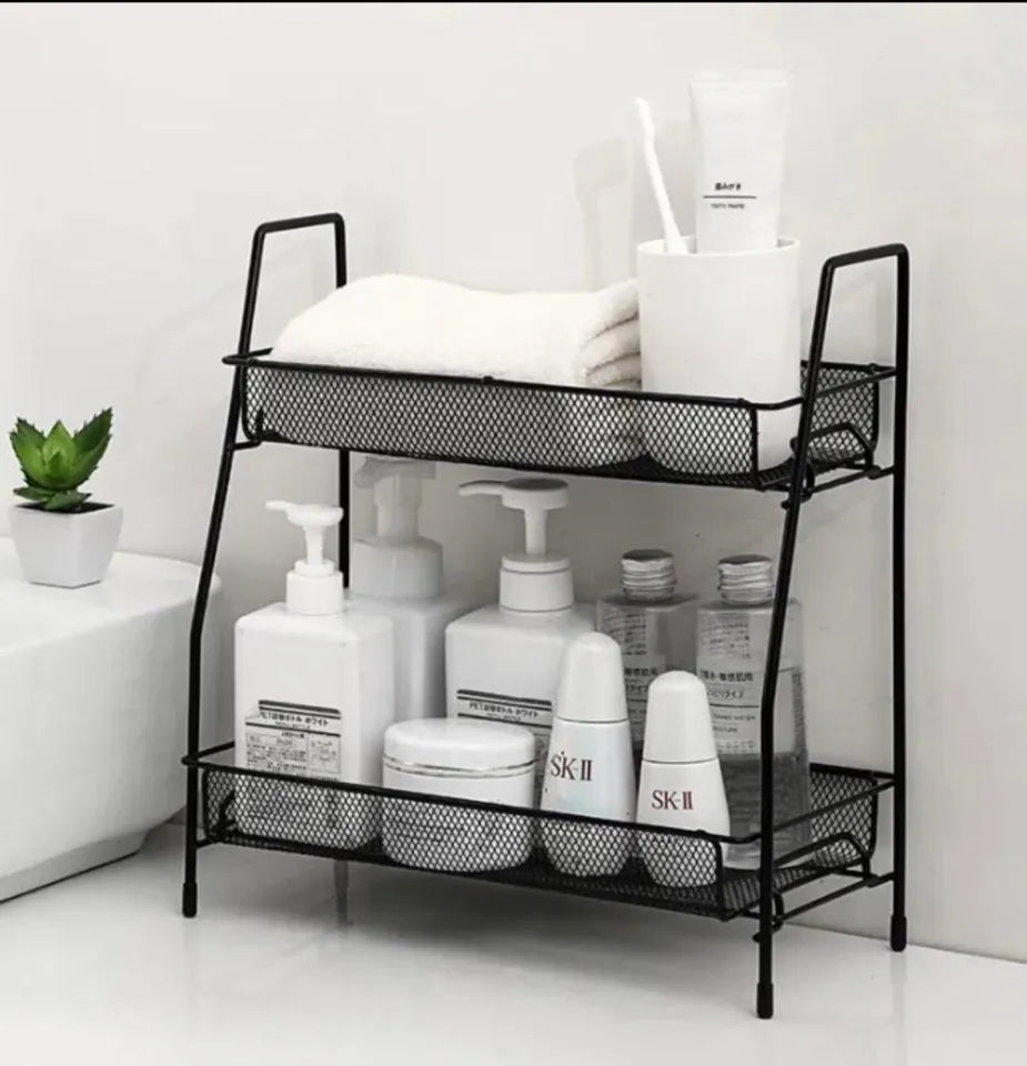 2 LAYER MULTIPURPOSE PORTABLE IRON ORGANIZER SHELF