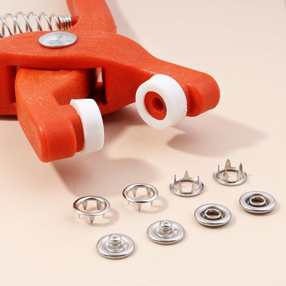 Pliers Button Press Tool With 50 Buttons