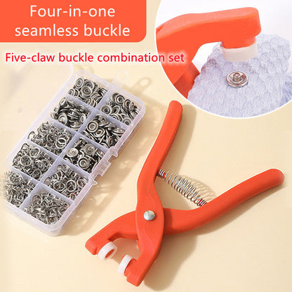 Pliers Button Press Tool With 50 Buttons
