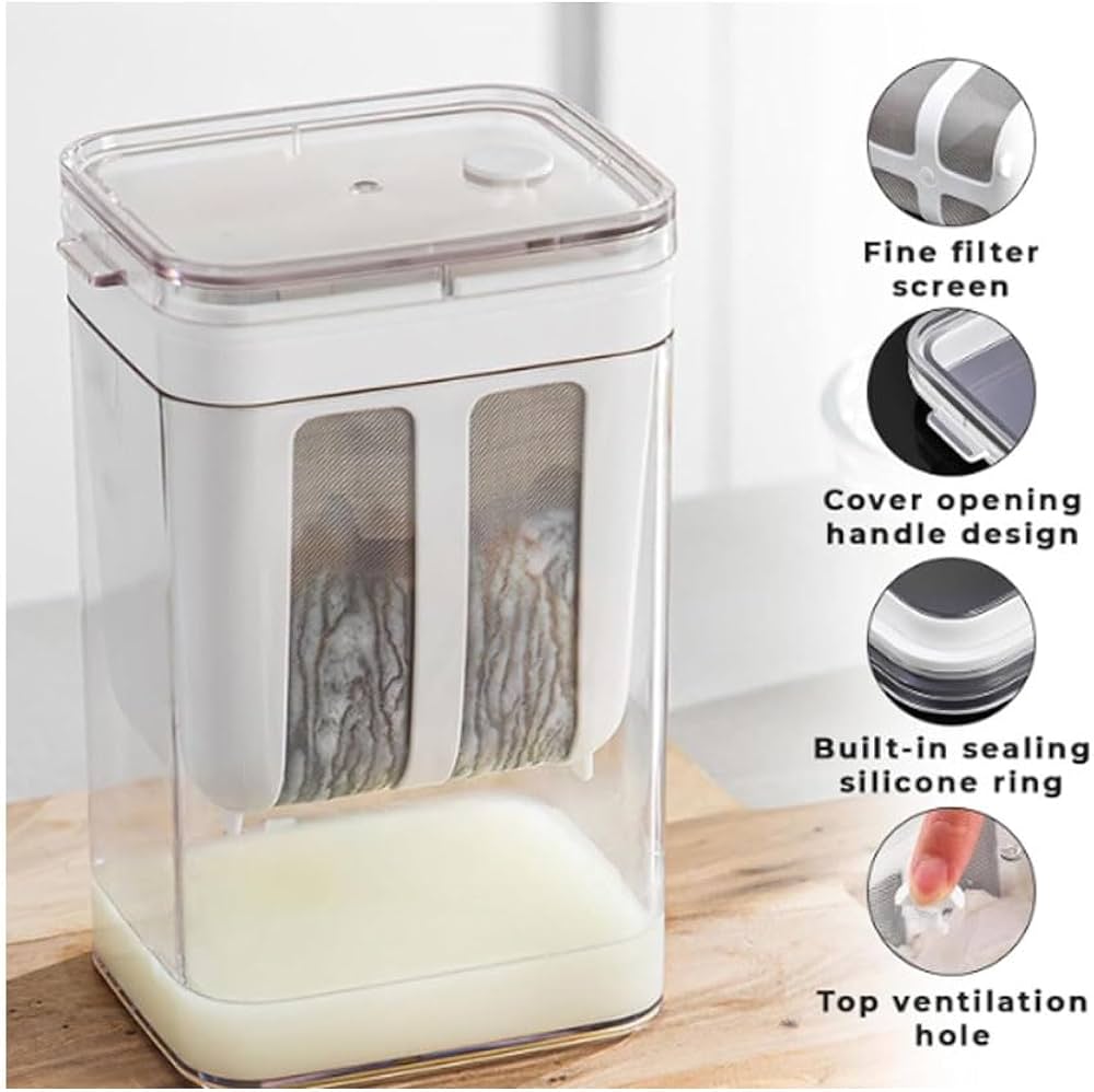 Greek Yogurt Maker & Filter With Airtight Lock