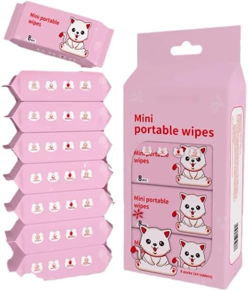 CLEANING MINI PACKED WIPES (64PCS IN ONE PACKET)