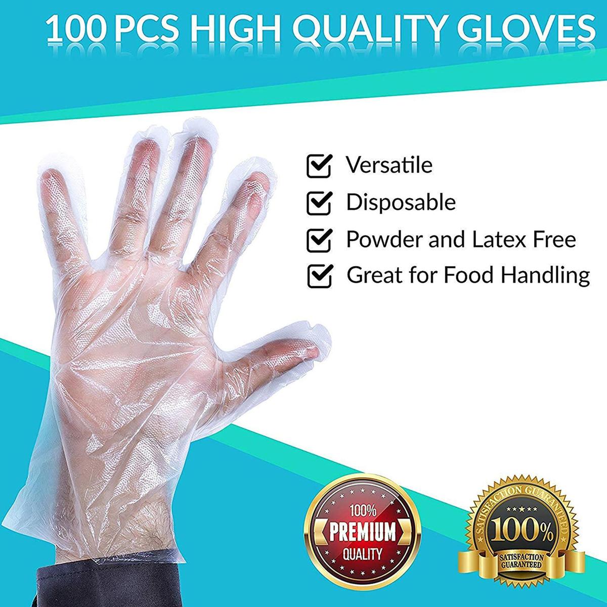 DISPOSABLE PLASTIC GLOVES (IMPORTED)