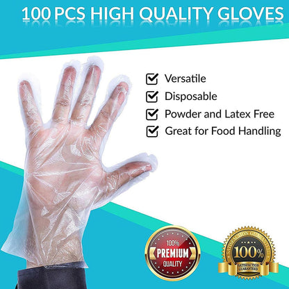 DISPOSABLE PLASTIC GLOVES (IMPORTED)