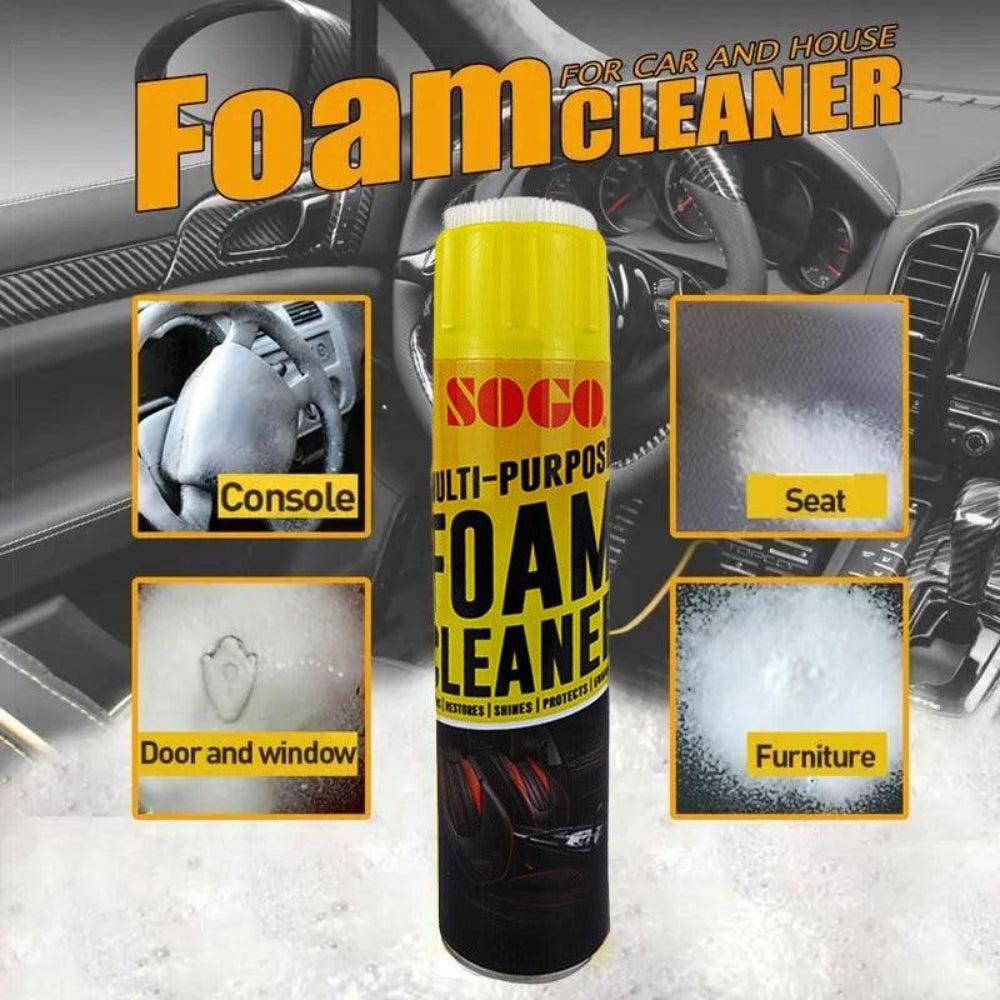 MULTI-PURPOSE LIKE FABRIC, CARPET, LEATHER, ETC. FOAM CLEANER – 650 ML