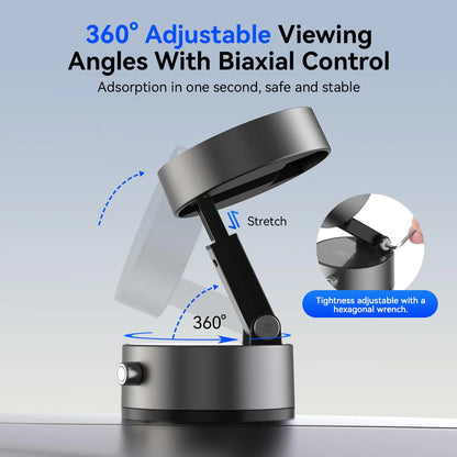 360° MAGNETIC PHONE HOLDER WITH AUTO TRACKING ROTATION