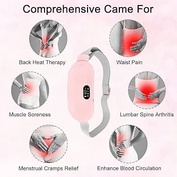 ELETRIC PERIOD CRAMP MASSAGER VIBRATOR HEATING BELT