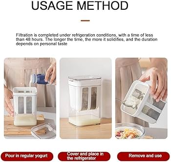 Greek Yogurt Maker & Filter With Airtight Lock