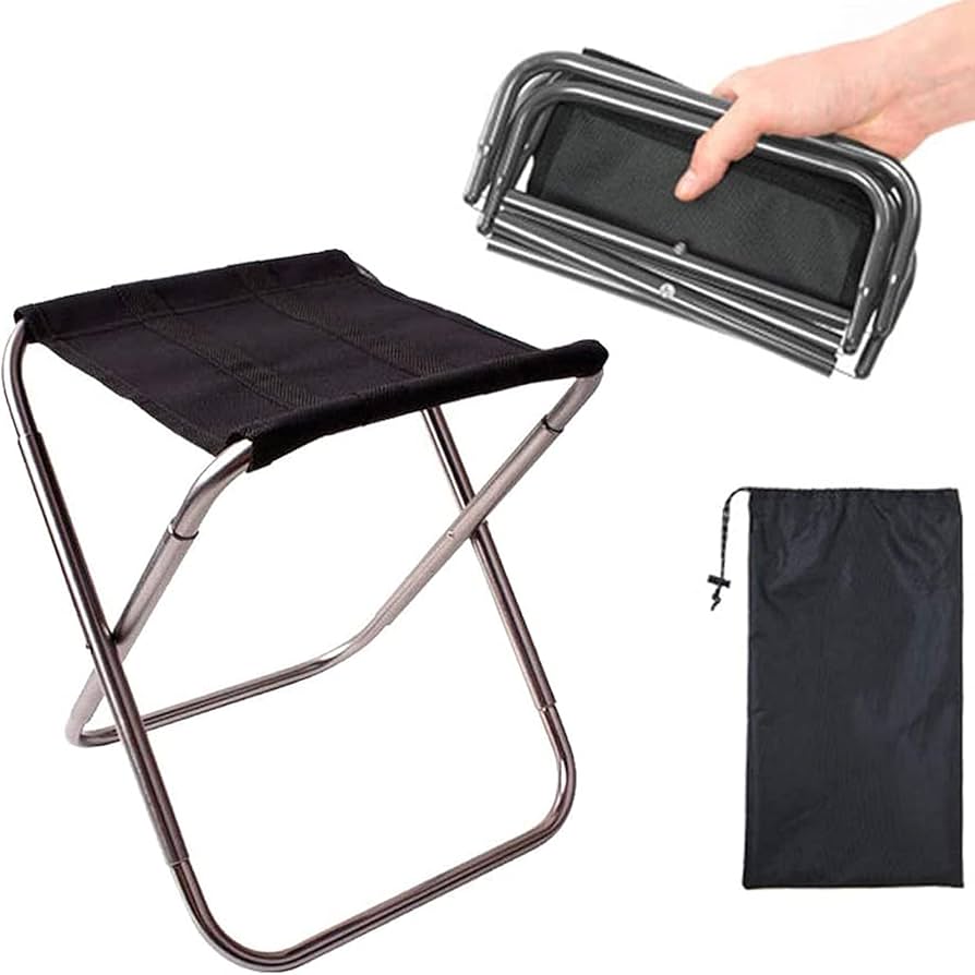 Camping Chair Aluminum Alloy Folding Chair With Bag (IMPORTED)