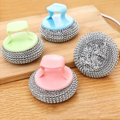 HEAVY DUTY STAINLESS STEEL WOOL SCRUBBER
