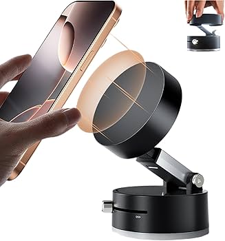 360° MAGNETIC PHONE HOLDER WITH AUTO TRACKING ROTATION
