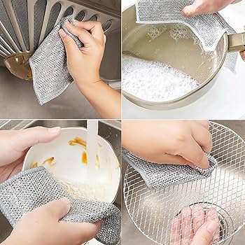 STEEL WIRE DISH WASHING CLOTH