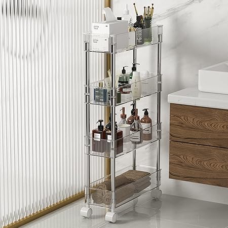 Luxury Acrylic 4Tier Trolly (Premium Quality)