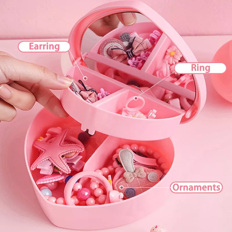 Heart mini jewellery box