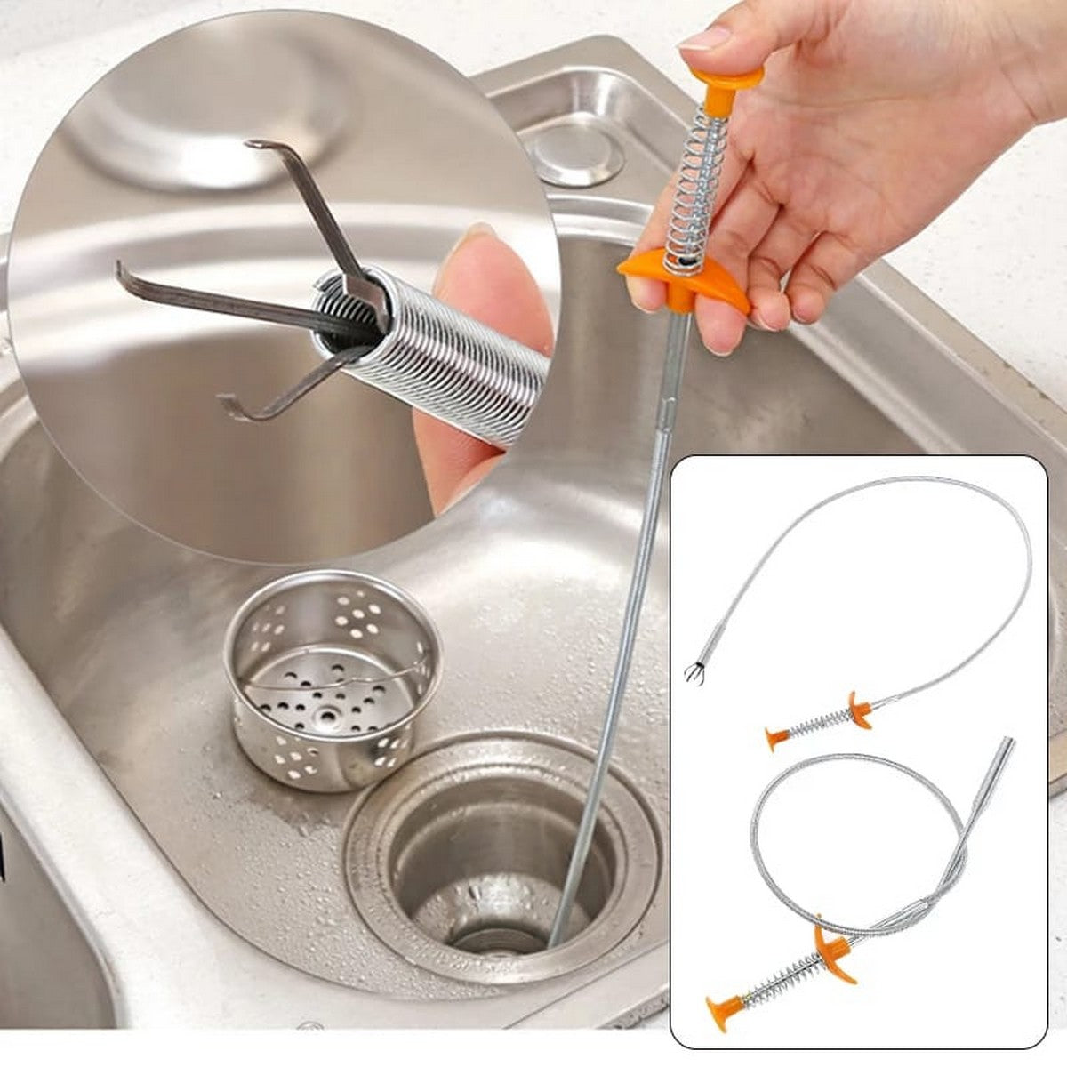 DRAIN SINK WIRE 90CM (LENGTH 35 INCH)