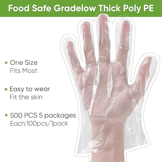 DISPOSABLE PLASTIC GLOVES (IMPORTED)