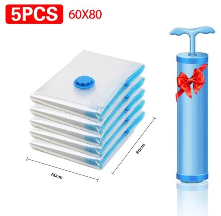 MULTIPURPOSE TRAVEL VACUUM BAG SET (6PCS)