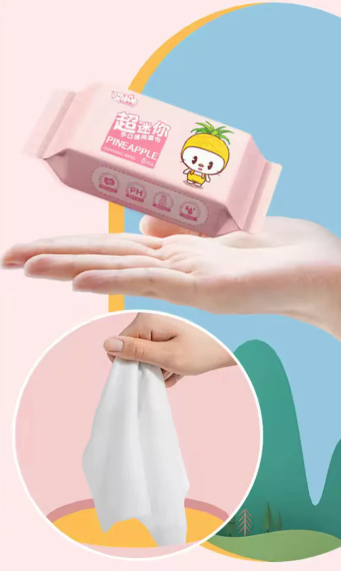CLEANING MINI PACKED WIPES (64PCS IN ONE PACKET)