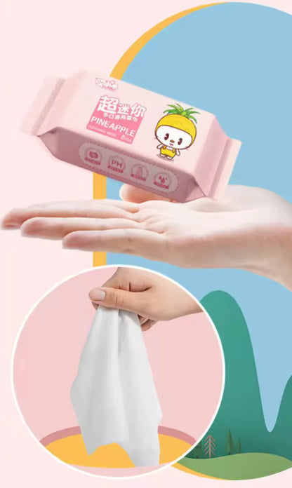 CLEANING MINI PACKED WIPES (64PCS IN ONE PACKET)