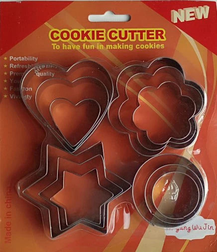 Cookie Cutters Shapes Baking 12Pcs Set