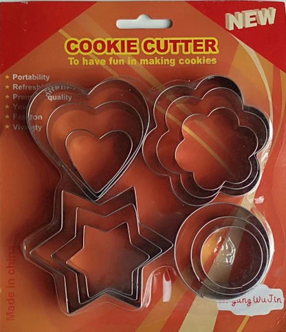 Cookie Cutters Shapes Baking 12Pcs Set