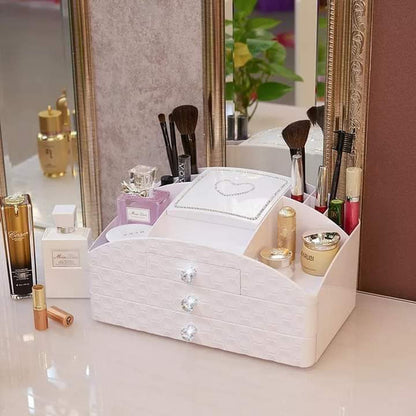 3 DRAWER JEWELERY AND COSMETIC ORGANIZER