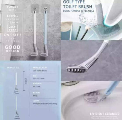 Silicone 360° Cleaning Golf Toilet Brush