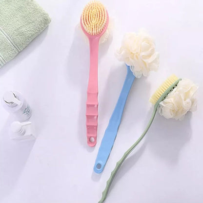 Long handle bath brush