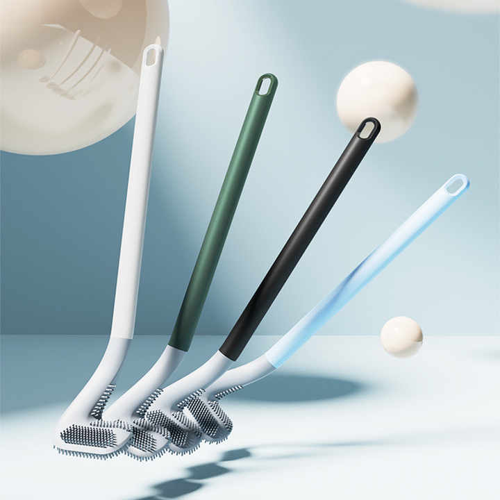 Silicone 360° Cleaning Golf Toilet Brush